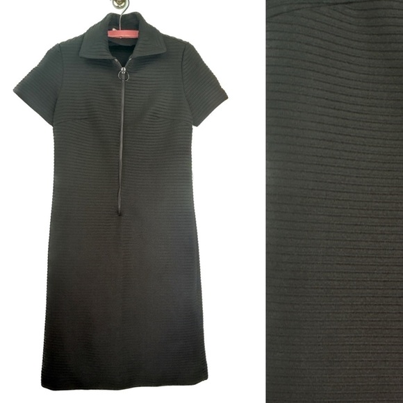 Vintage 🌸 60s Mod Collared Shift Dress - Picture 1 of 2